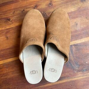 UGG Brown Suede Slip-On Shoes